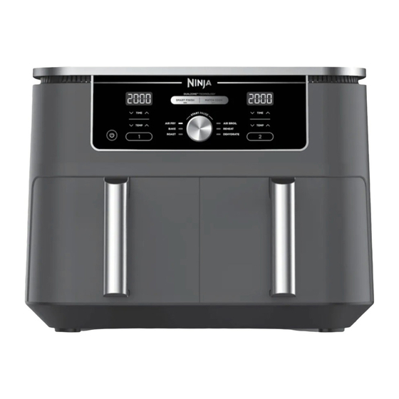 Ninja DZ302 Foodi 10-qt. 6-in-1 DualZone Smart XL Air Fryer with 2