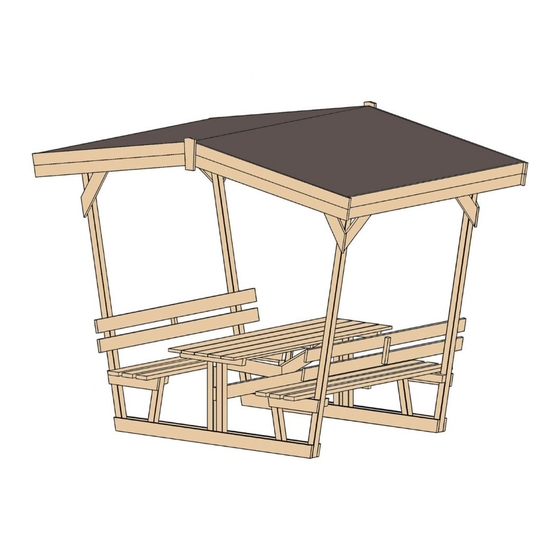 User Manuals: Weka 662.1915.00.00 Outdoor Gazebo