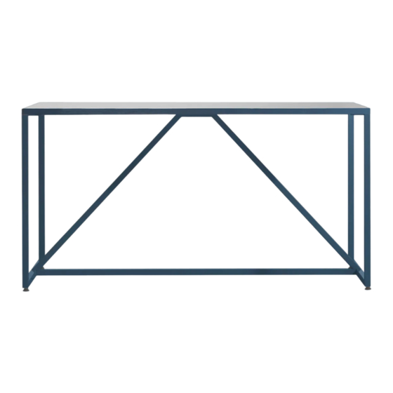 BluDot Strut Table Assembly Notes