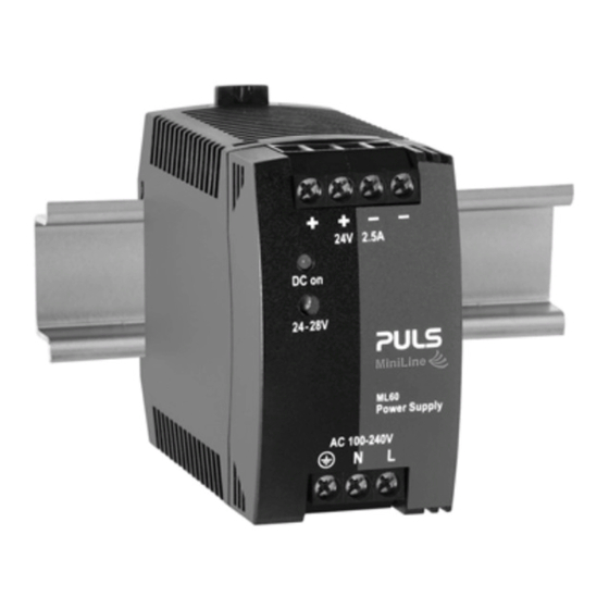 Puls MiniLine-2 ML6043FE-R52 Manual