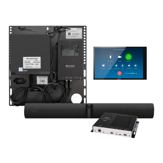 Crestron Flex UC-BX31-Z-WM Quick Start Manual