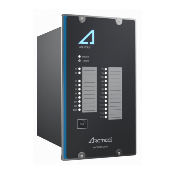 Arcteq AQ-103LV Instruction Manual
