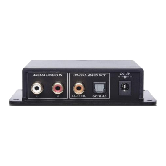 SC&T Audio Converter Series User Manual