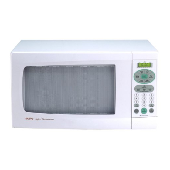 Sanyo EM-V5404SW - Full Size Microwave Oven Service Manual