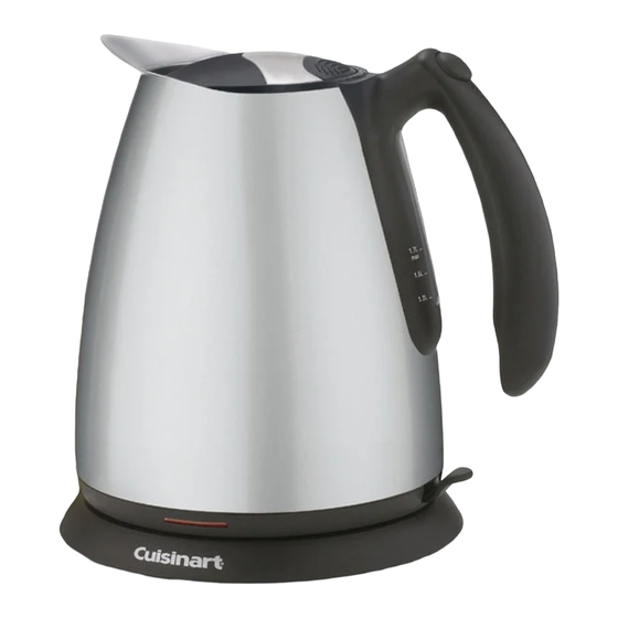 Cuisinart CJK-17BCHK Instruction Booklet