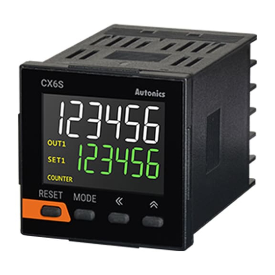 Autonics CX Series User Manual
