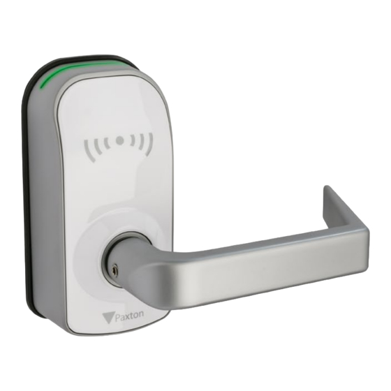Paxton PaxLock Pro Installation And Commissioning Manual