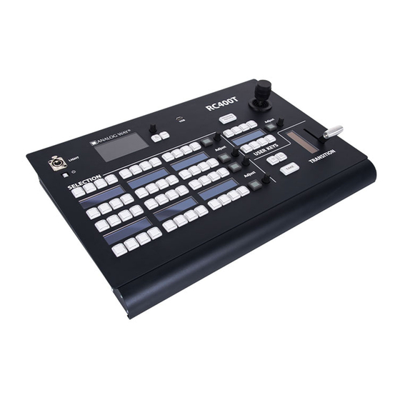 Analog way RC400T Quick Start Manual