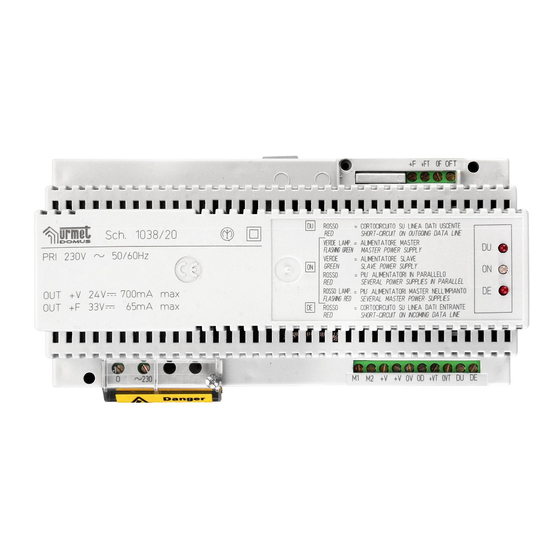 urmet domus 1038/20 Manual