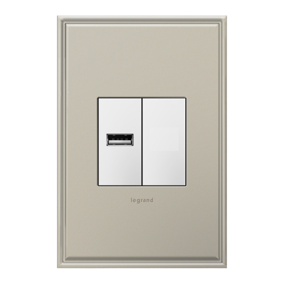 LEGRAND adorne ARUSB Installation Instructions