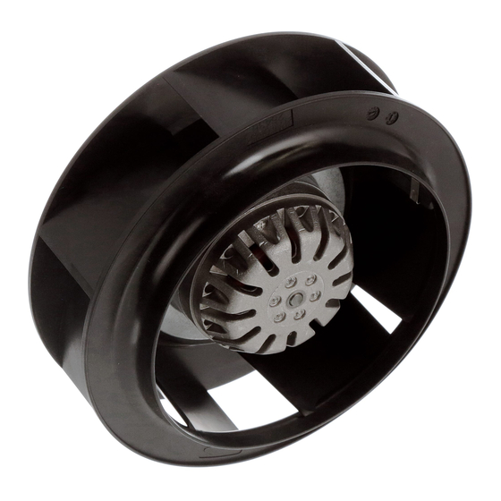 ebm-papst R2S175-AA07-39 Centrifugal Fan Manuals