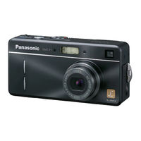 Panasonic DMC-F1S - Lumix Digital Camera Operating Instructions Manual