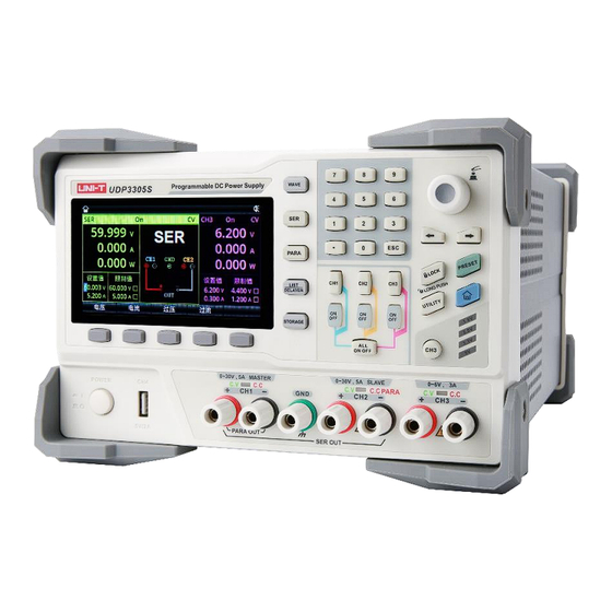 UNI-T UDP3000S Series Programming Manual