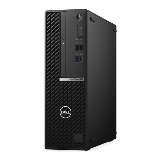 Dell OptiPlex 5080 Setup And Specifications Manual