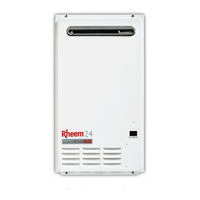 Rheem 875 018 Owner's Manual And Installation Instructions