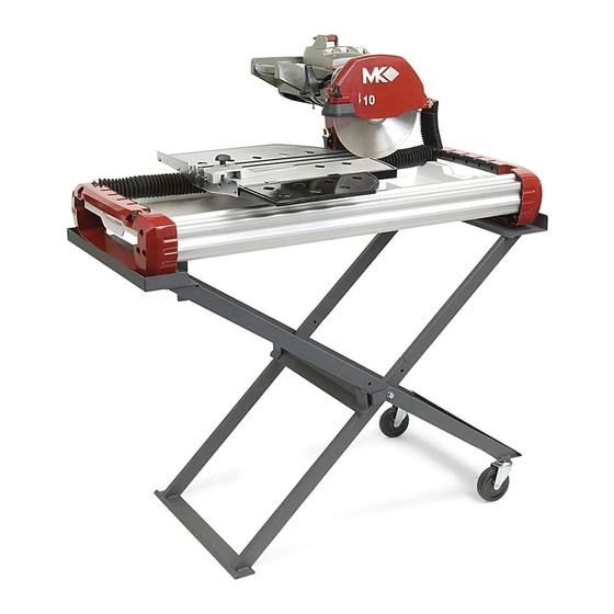 MK Diamond Products TX-3 Operation Manual
