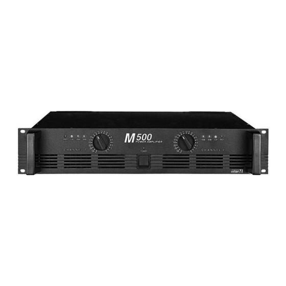 Inter-m M-500 Operating Manual