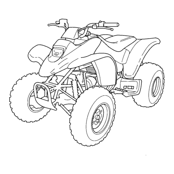 Honda 2002 TRX250EX Sportrax Manuals
