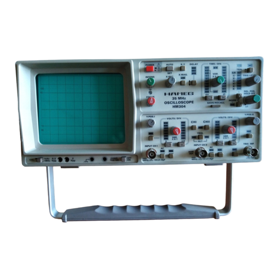 Hameg HM304 Manual