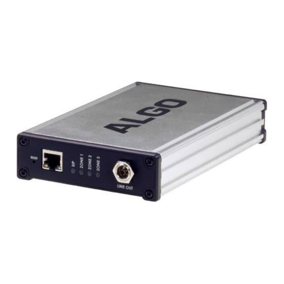 Algo 8373 Installation/Configuration Manual