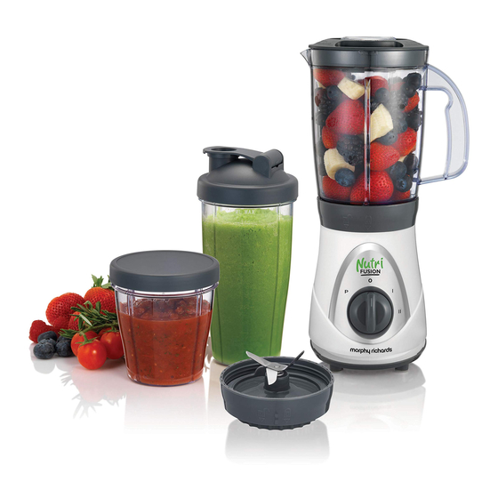 Morphy Richards Nutri Fusion Manual