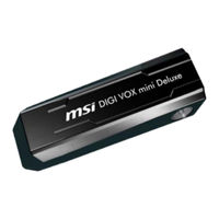 MSI DigiVOX mini Quick Installation Manual