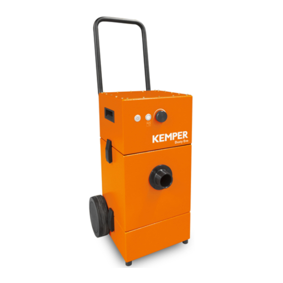 Kemper Dusty Evo Operating Manual