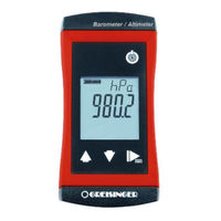 GHM GREISINGER G 1110 Quick Reference Manual