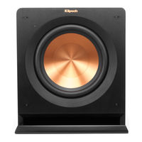 Klipsch R-110SW User Manual