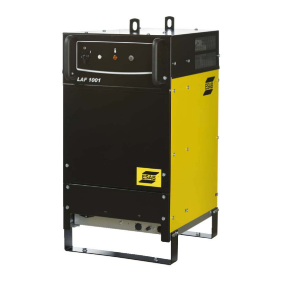 ESAB LAF 1001 Instruction Manual