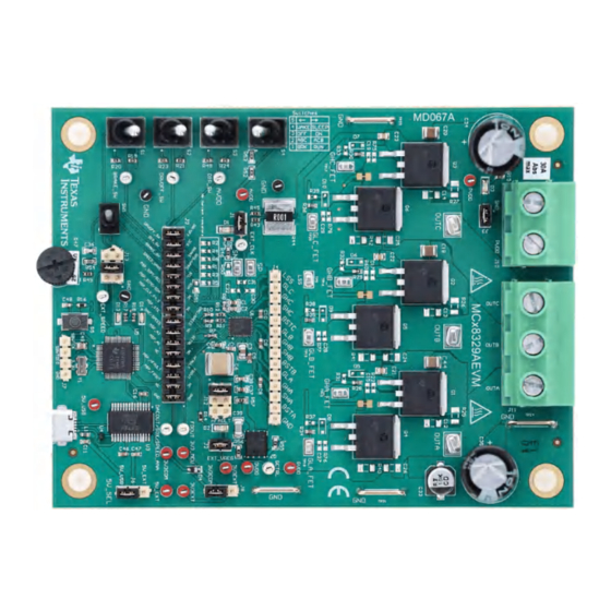 Texas Instruments MCT8329EVM User Manual