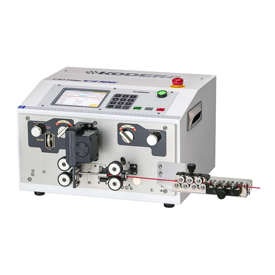 KODERA CASTING C370G Manuals