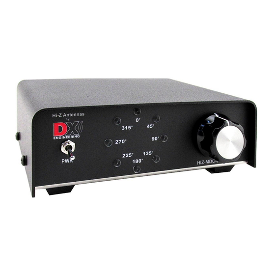 DX Engineering HIZ-MDC-8PRO Instruction Manual
