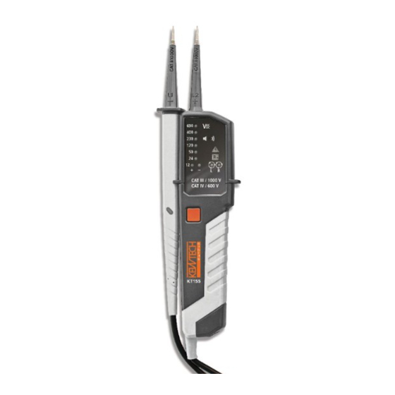 Kewtech KT155 Manual