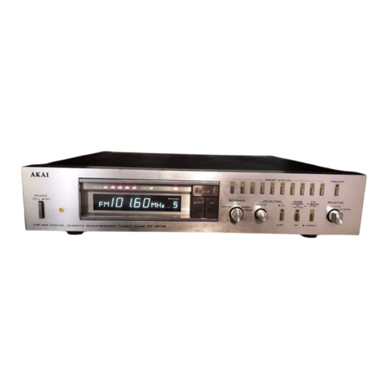 Akai AT-S08 Manuals