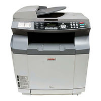 Aficio SPC210SF Quick Setup Manual