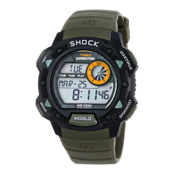 Timex EXPEDITION DIGITAL User Manual