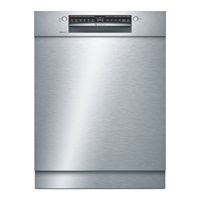 Bosch SGU4HCS48E Information For Use