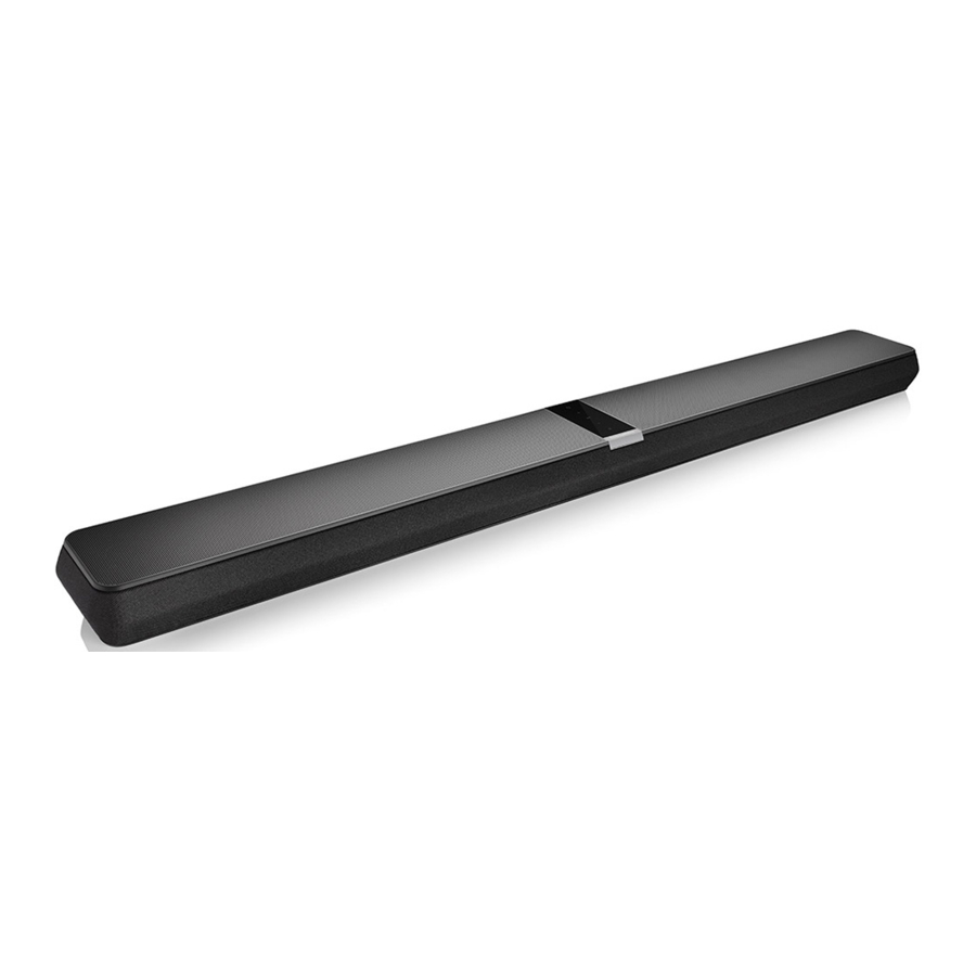 Bowers & Wilkins Panorama 3 - Home Audio Soundbar Manual