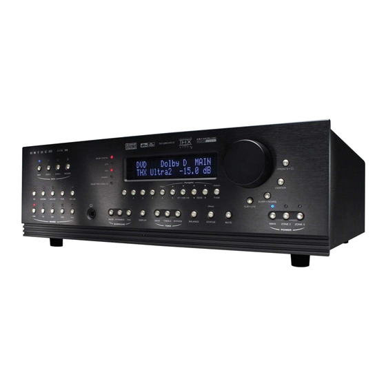 Anthem AVM 30 Quick Start Manual