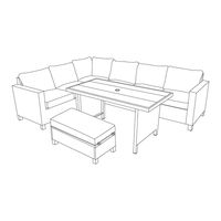 Better Homes And Gardens BHG BROOKBURY 4PC SECTIONAL DINING User Manual