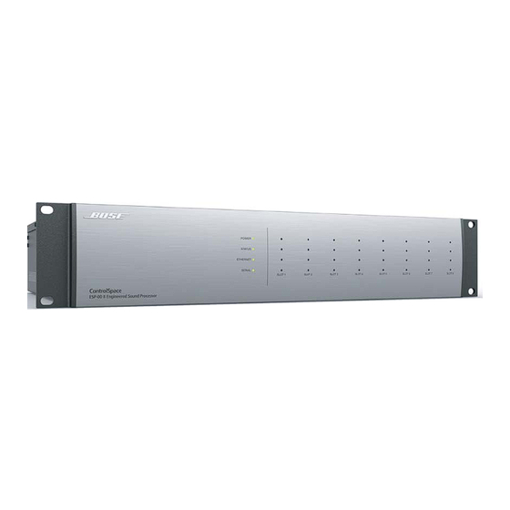 Bose ControlSpace ESP-00 II Service Manual