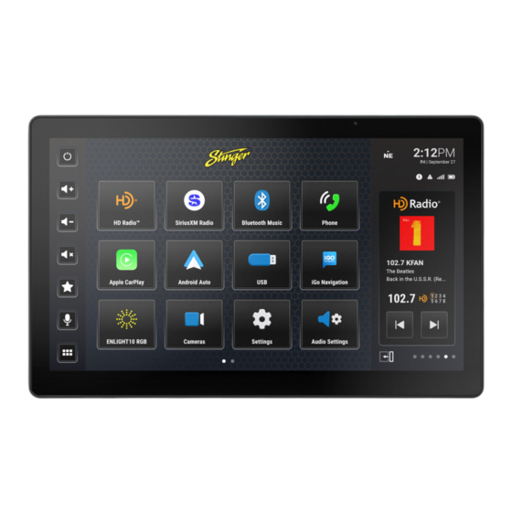 Stinger HORIZON 12 Manuals