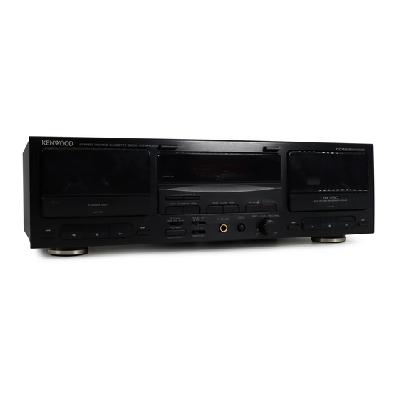 Kenwood KX-W2050 Instruction Manual