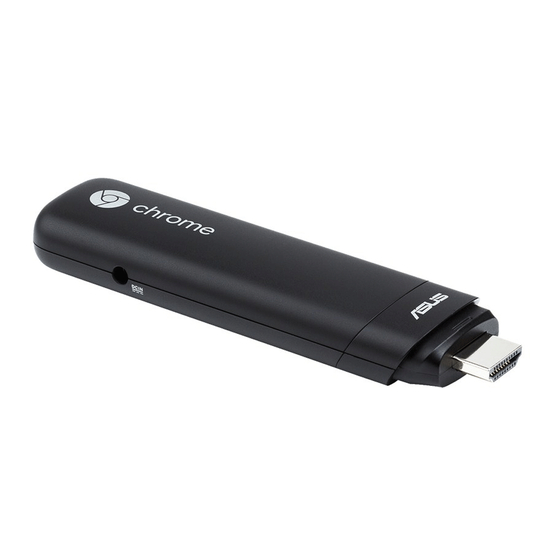 Asus Chromebit CS10 Quick Start Manual