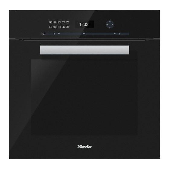 User Manuals: Miele H6461 Electric Oven