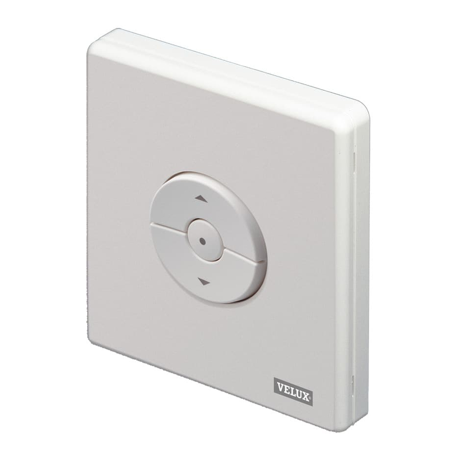 Velux KLI 110 Instructions For Use Manual