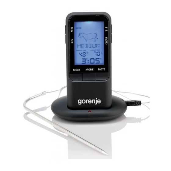 Gorenje WMT85B Instruction Manual