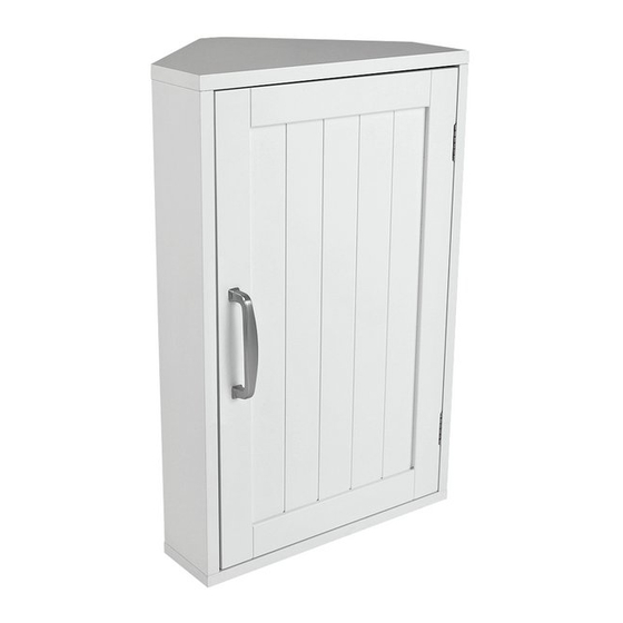 Argos Home Tongue and Groove Corner Cabinet 363/3481 Assembly Instructions Manual