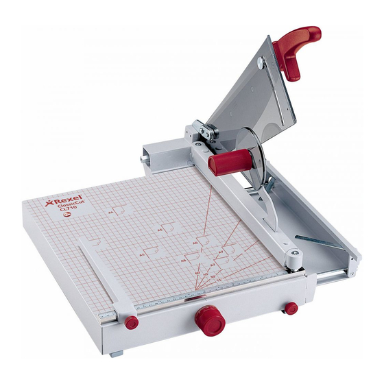 Rexel ClassicCut CL710 Instruction Manual
